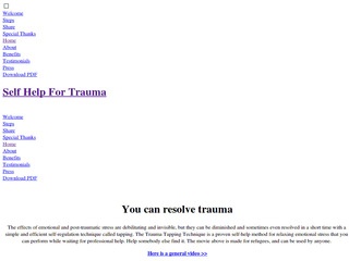 TTT–Trauma Tapping Technique